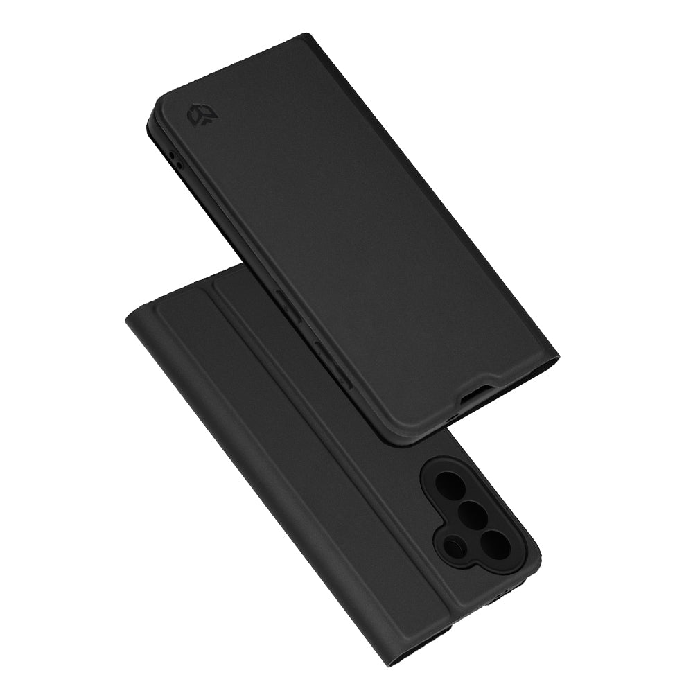 Hülle für Samsung Galaxy A57 5G, Techsuit, Magskin Book, Schwarz
