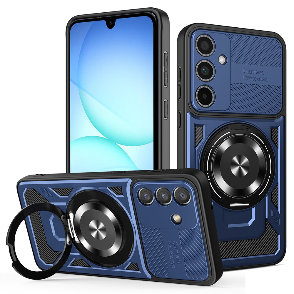 Hülle für Samsung Galaxy A57 5G, Techsuit, RuggedCam, Blau