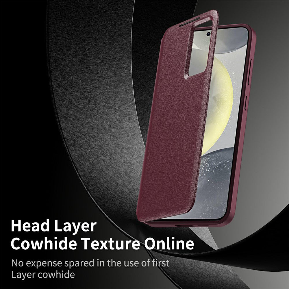 Case for Samsung Galaxy A57 5G, Techsuit, SmartView, Red