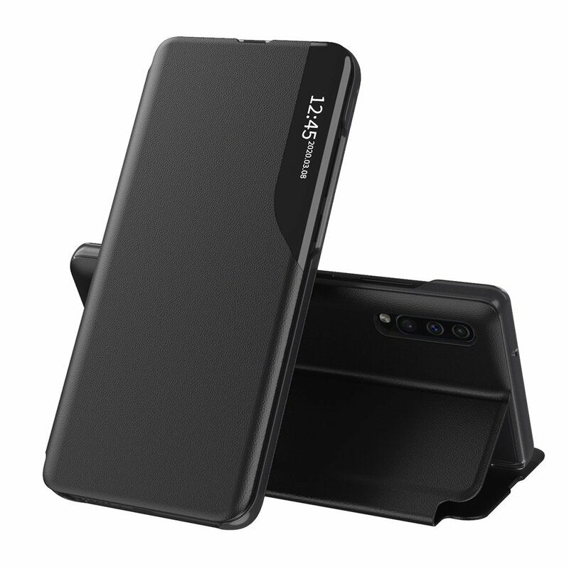 Hülle für Samsung Galaxy A70s A707 / A70 A705, Techsuit, eFold, Schwarz