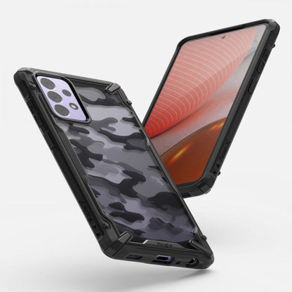 Hülle für Samsung Galaxy A72 A725 / A72 5G A726, Ringke, Fusion X Design, Tarnmuster