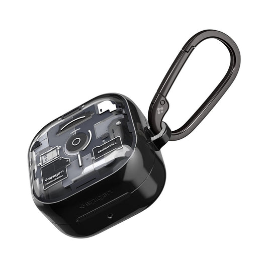 Hülle für Samsung Galaxy Buds4 / Buds4 Pro, Spigen, Ultra Hybrid, Schwarz ACS11201