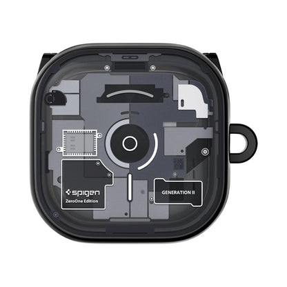 Hülle für Samsung Galaxy Buds4 / Buds4 Pro, Spigen, Ultra Hybrid, Schwarz ACS11201
