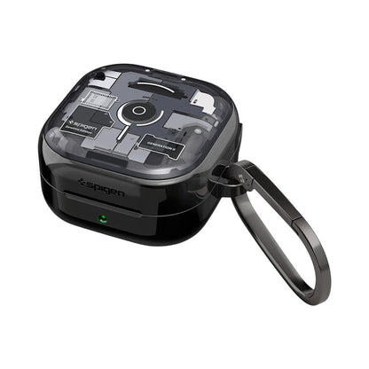 Hülle für Samsung Galaxy Buds4 / Buds4 Pro, Spigen, Ultra Hybrid, Schwarz ACS11201