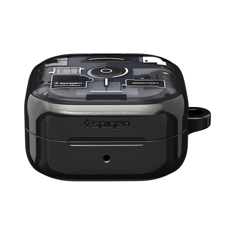 Hülle für Samsung Galaxy Buds4 / Buds4 Pro, Spigen, Ultra Hybrid, Schwarz ACS11201