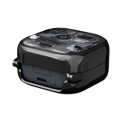 Hülle für Samsung Galaxy Buds4 / Buds4 Pro, Spigen, Ultra Hybrid, Schwarz ACS11201
