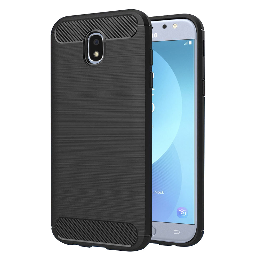 Case for Samsung Galaxy J5 (2017) J530, Techsuit, Carbon, Black