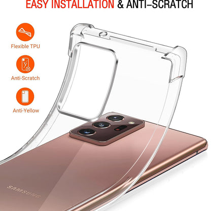 Case for Samsung Galaxy Note 20 Ultra 5G N986 / Note 20 Ultra N985, Techsuit, Shockproof Clear, Transparent
