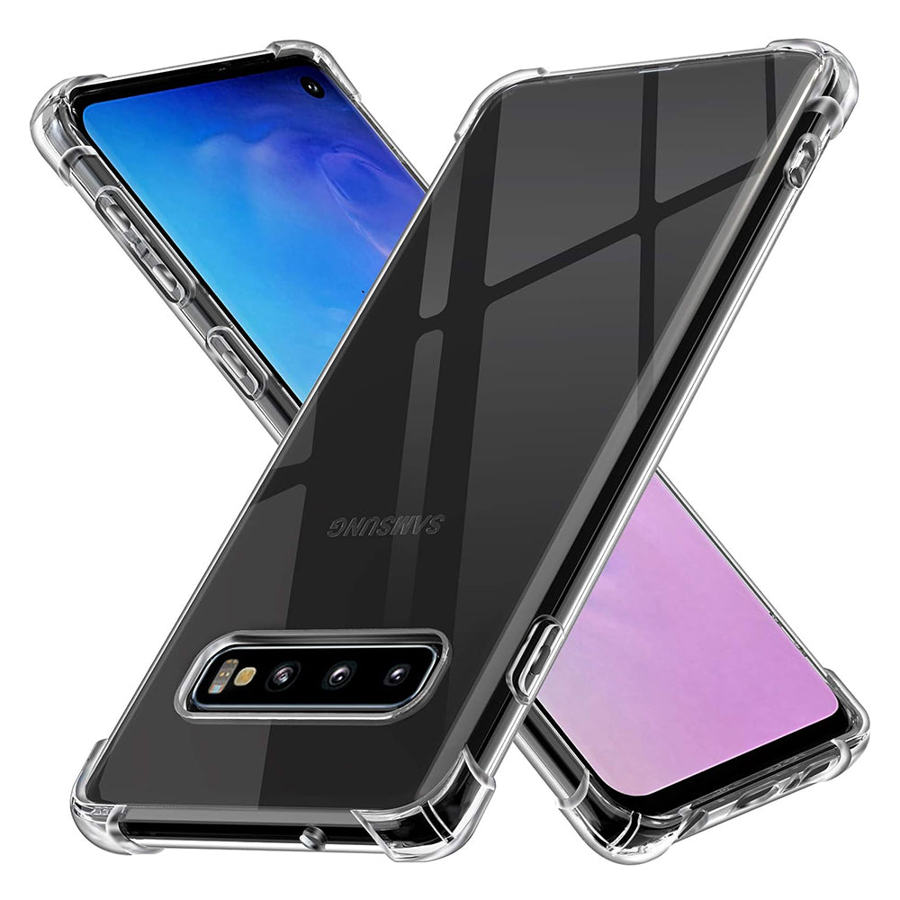 Hülle für Samsung Galaxy S10 G973, Techsuit, stoßfest klar, transparent