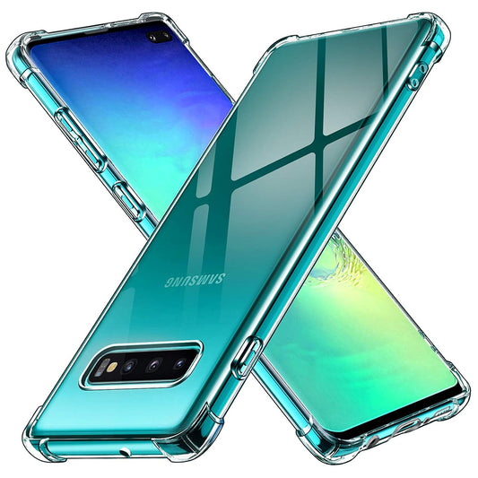Hülle für Samsung Galaxy S10+ G975, Techsuit, stoßfest klar, transparent