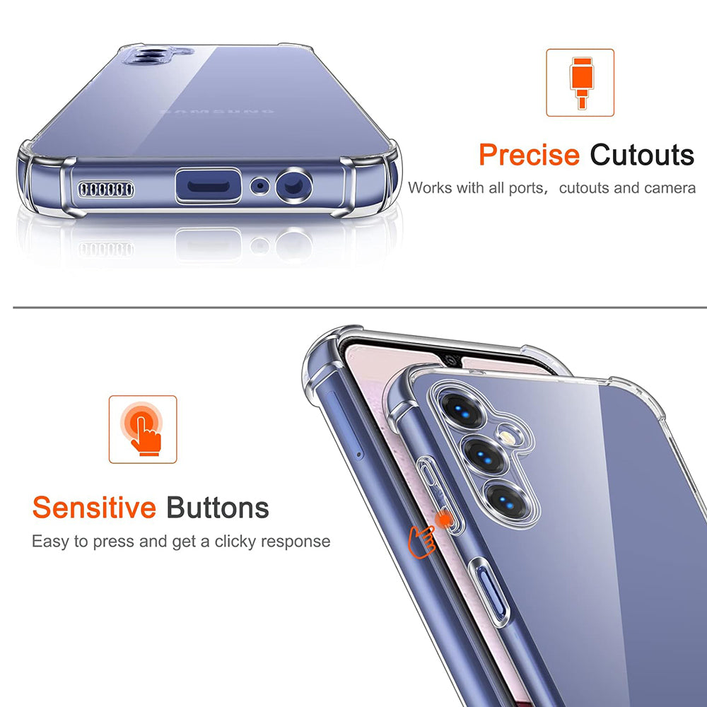 Case for Samsung Galaxy S10+ G975, Techsuit, Shockproof Clear, Transparent