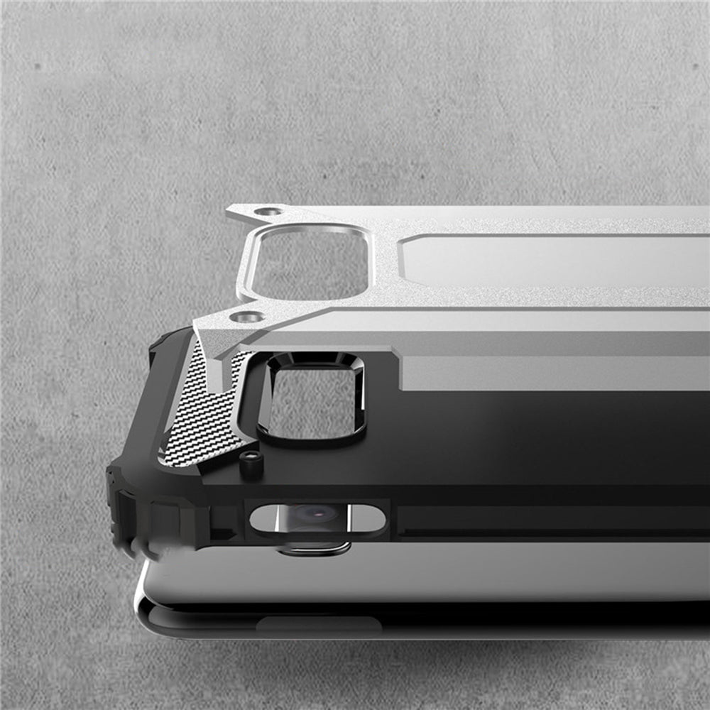 Hülle für Samsung Galaxy S10e G970, Techsuit, Hybrid Armor, Schwarz
