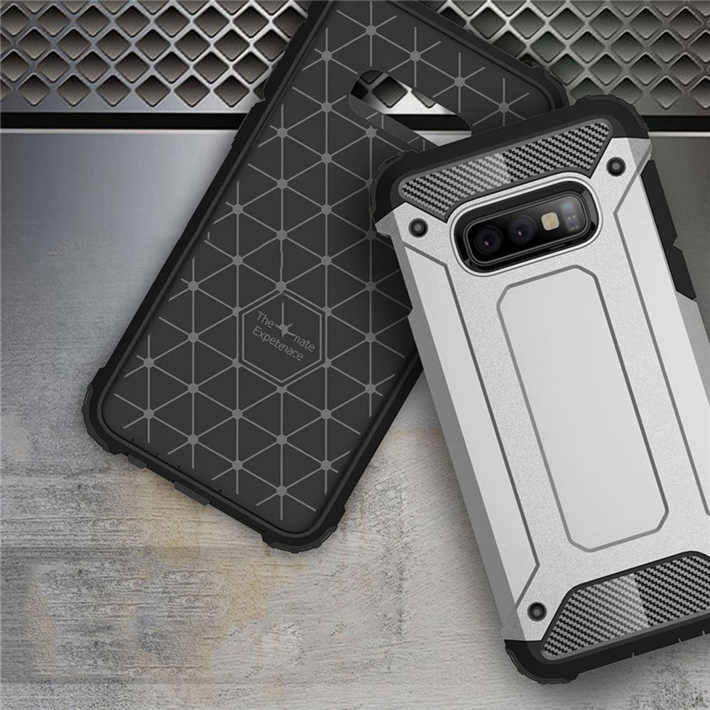Hülle für Samsung Galaxy S10e G970, Techsuit, Hybrid Armor, Schwarz