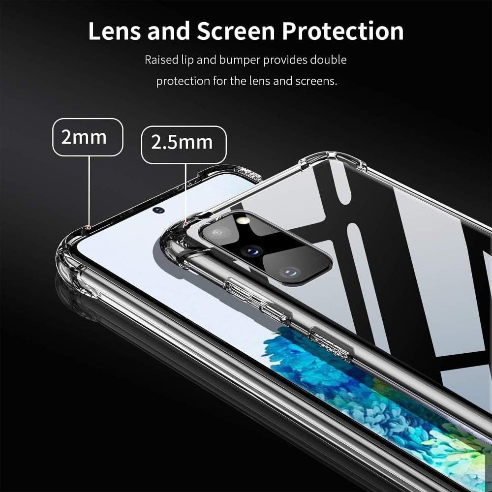 Case for Samsung Galaxy S20+ 5G G986 / S20+ G985, Techsuit, Shockproof Clear, Transparent