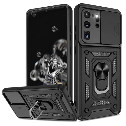 Hülle für Samsung Galaxy S20 Ultra 5G G988 / S20 Ultra G988, Techsuit, CamShield, Schwarz