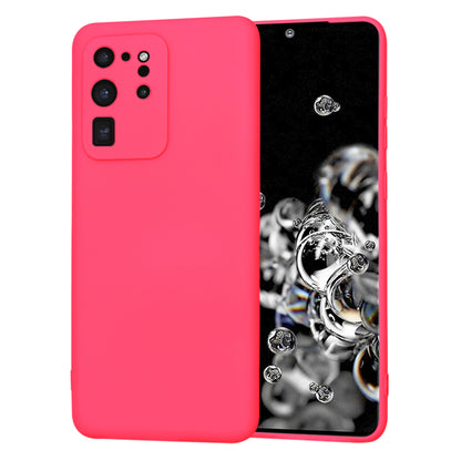 Hülle für Samsung Galaxy S20 Ultra 5G G988 / S20 Ultra G988, Techsuit, SoftFlex, Dunkelrosa