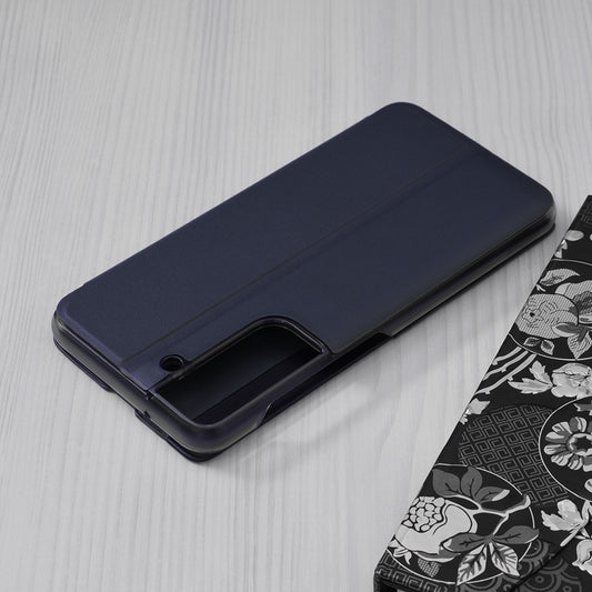 Hülle für Samsung Galaxy S21 FE 5G G990, Techsuit, eFold, Dunkelblau