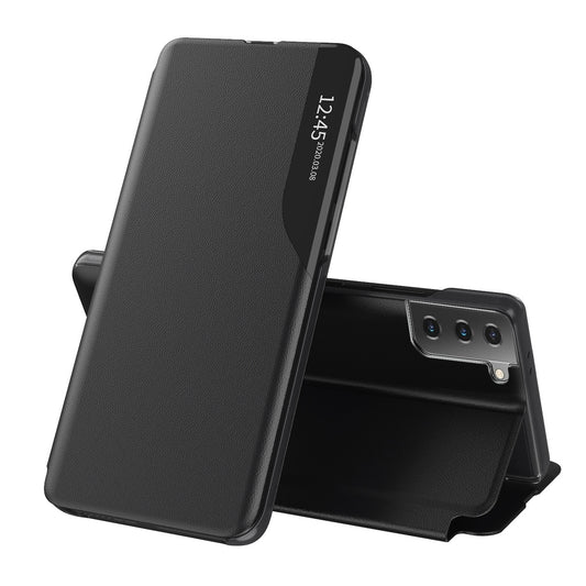 Hülle für Samsung Galaxy S21 FE 5G G990, Techsuit, eFold, Schwarz