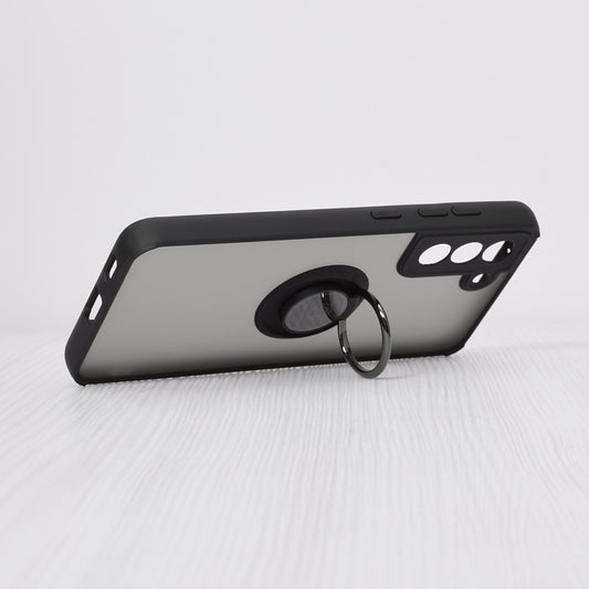 Hülle für Samsung Galaxy S21 FE 5G G990, Techsuit, Glinth, Schwarz