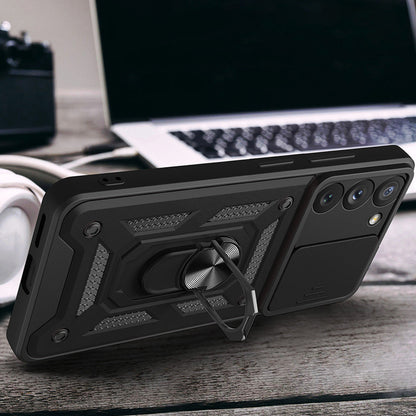 Hülle für Samsung Galaxy S21 Ultra 5G G998, Techsuit, CamShield, Schwarz