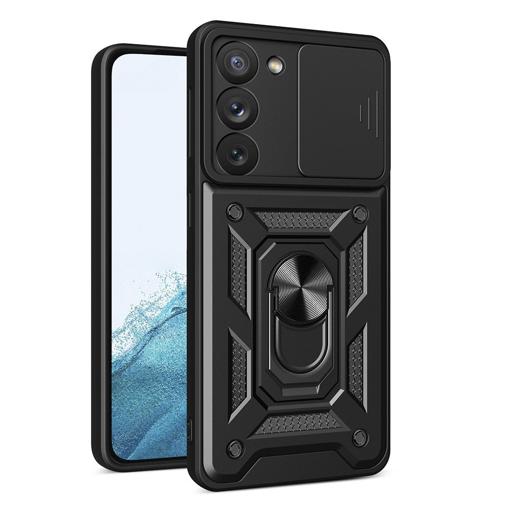 Case for Samsung Galaxy S22 5G S901, Techsuit, CamShield, Black