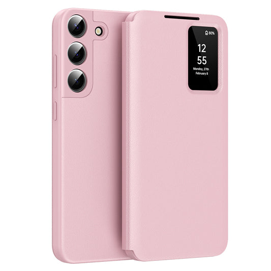 Case for Samsung Galaxy S22 5G S901, Techsuit, SmartView, Pink