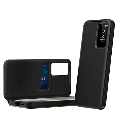 Hülle für Samsung Galaxy S22+ 5G S906, Techsuit, SmartView, Schwarz