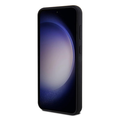 Hülle für Samsung Galaxy S23 FE S711, Karl Lagerfeld, Silicone Ikonik Karl Metal, Schwarz