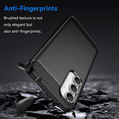 Hülle für Samsung Galaxy S23 FE S711, Techsuit, Carbon, Schwarz
