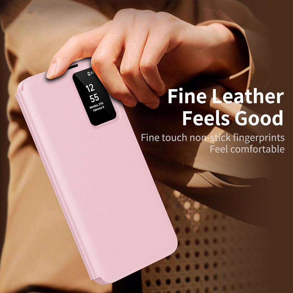 Hülle für Samsung Galaxy S23 FE S711, Techsuit, SmartView, Rosa