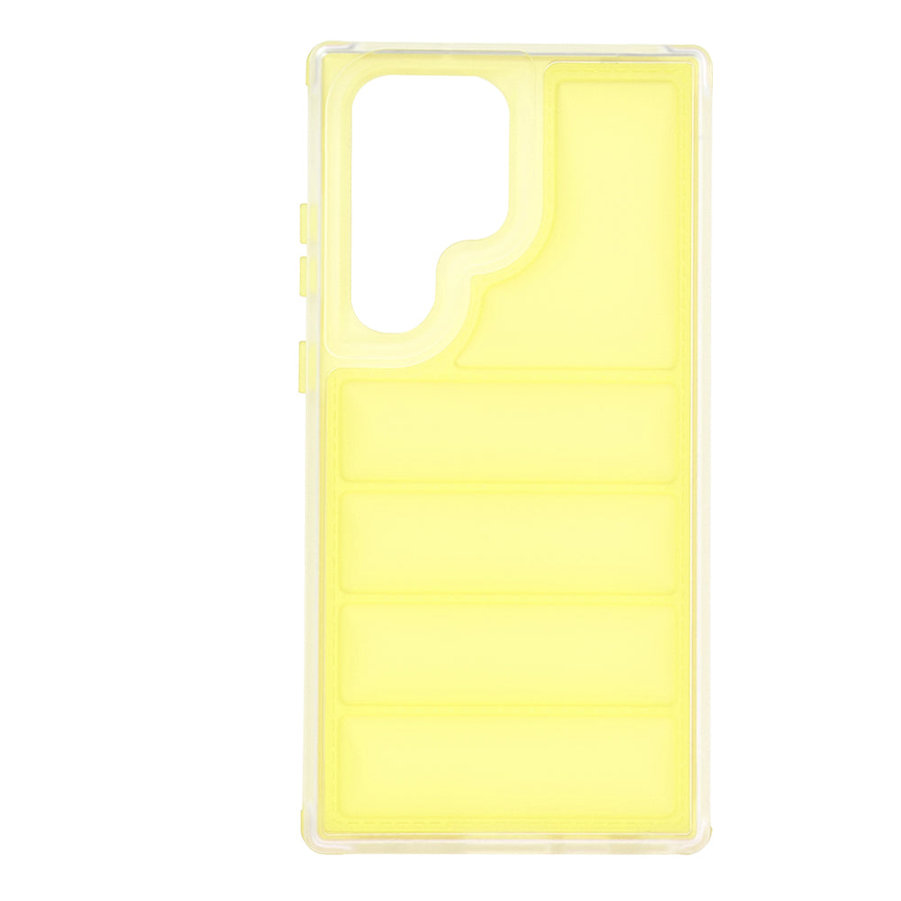 Case for Samsung Galaxy S23 FE S711, Techsuit, Wave Shield, Yellow