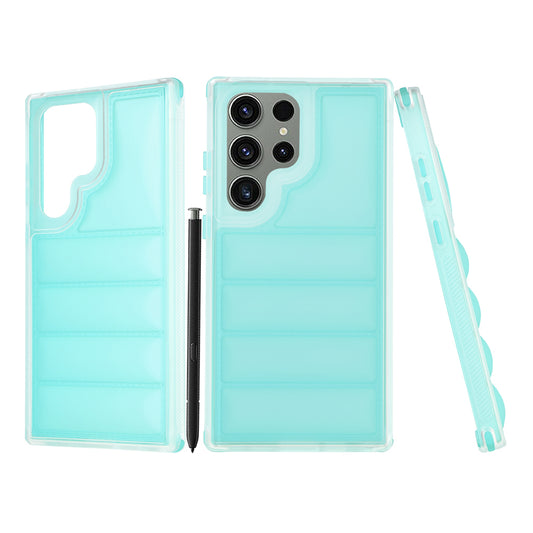 Hülle für Samsung Galaxy S23 FE S711, Techsuit, Wave Shield, Türkis