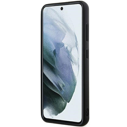 Hülle für Samsung Galaxy S23+ S916, Karl Lagerfeld, 3D Rubber Glitter Logo, Schwarz