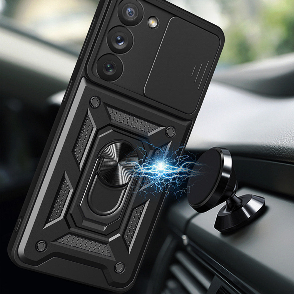 Case for Samsung Galaxy S23+ S916, Techsuit, CamShield, Black