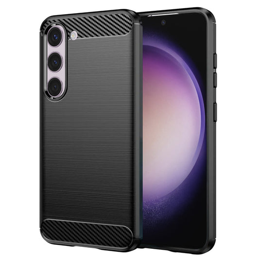 Hülle für Samsung Galaxy S23 S911, Techsuit, Carbon, Schwarz
