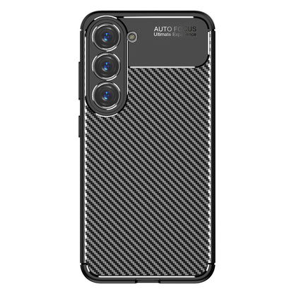 Hülle für Samsung Galaxy S23 S911, Techsuit, CarbonFiber, Schwarz