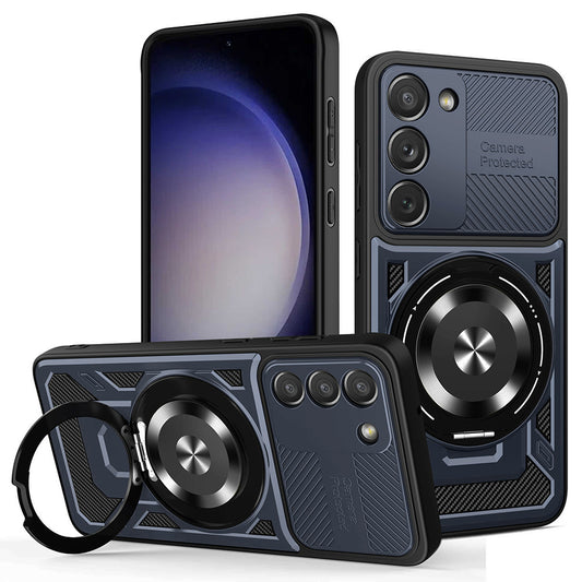 Hülle für Samsung Galaxy S23 S911, Techsuit, RuggedCam, Blau