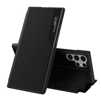 Hülle für Samsung Galaxy S23 Ultra S918, Techsuit, eFold, Schwarz