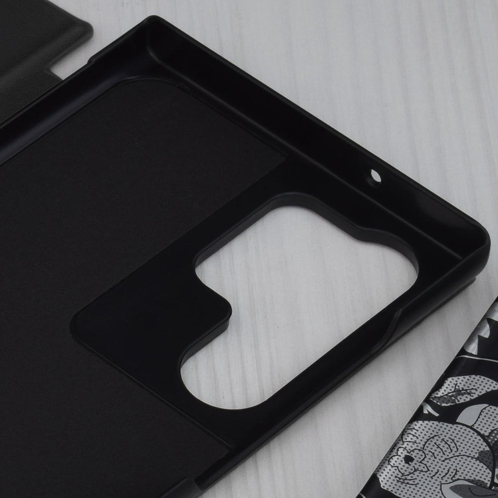 Hülle für Samsung Galaxy S23 Ultra S918, Techsuit, eFold, Schwarz