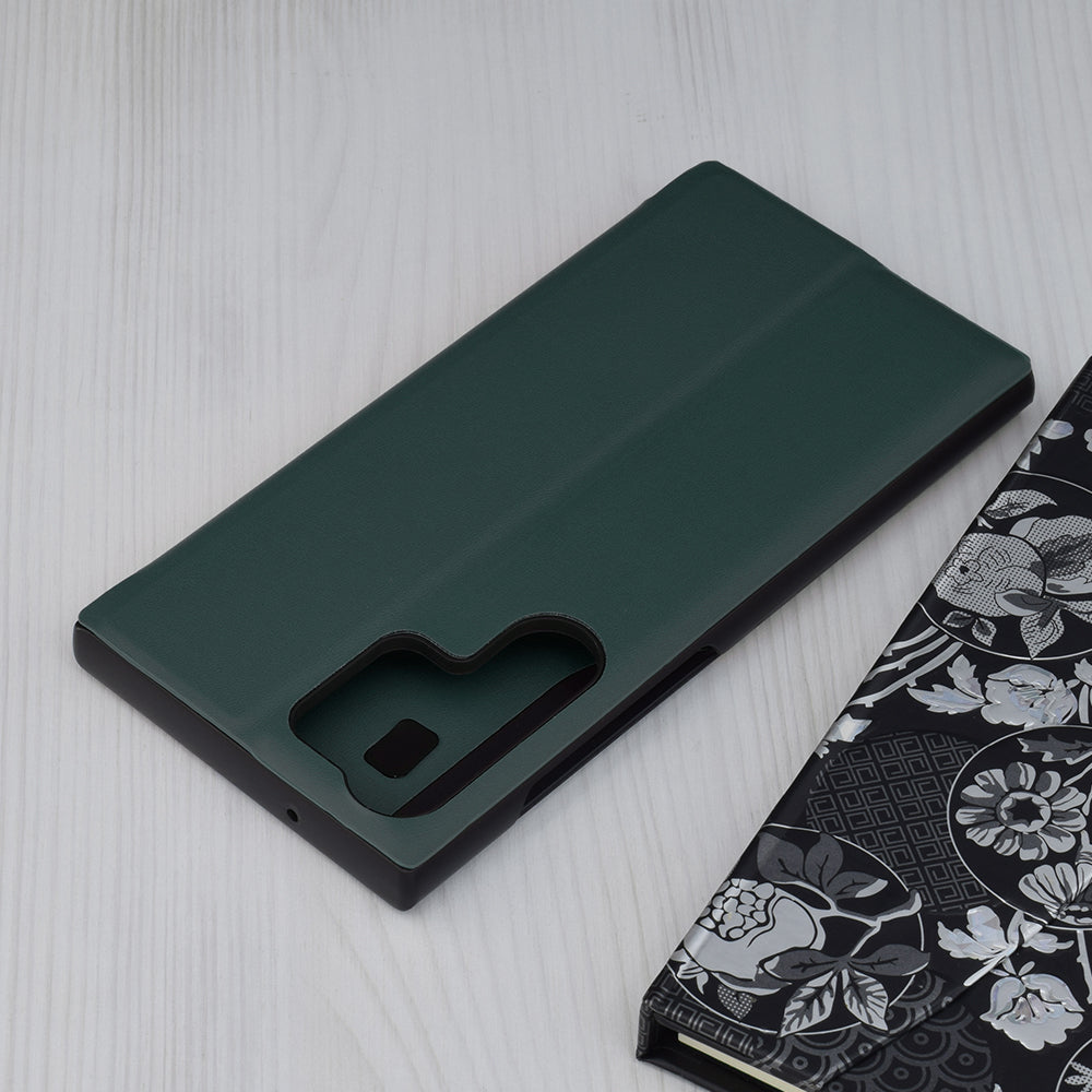 Hülle für Samsung Galaxy S23 Ultra S918, Techsuit, eFold, Grün