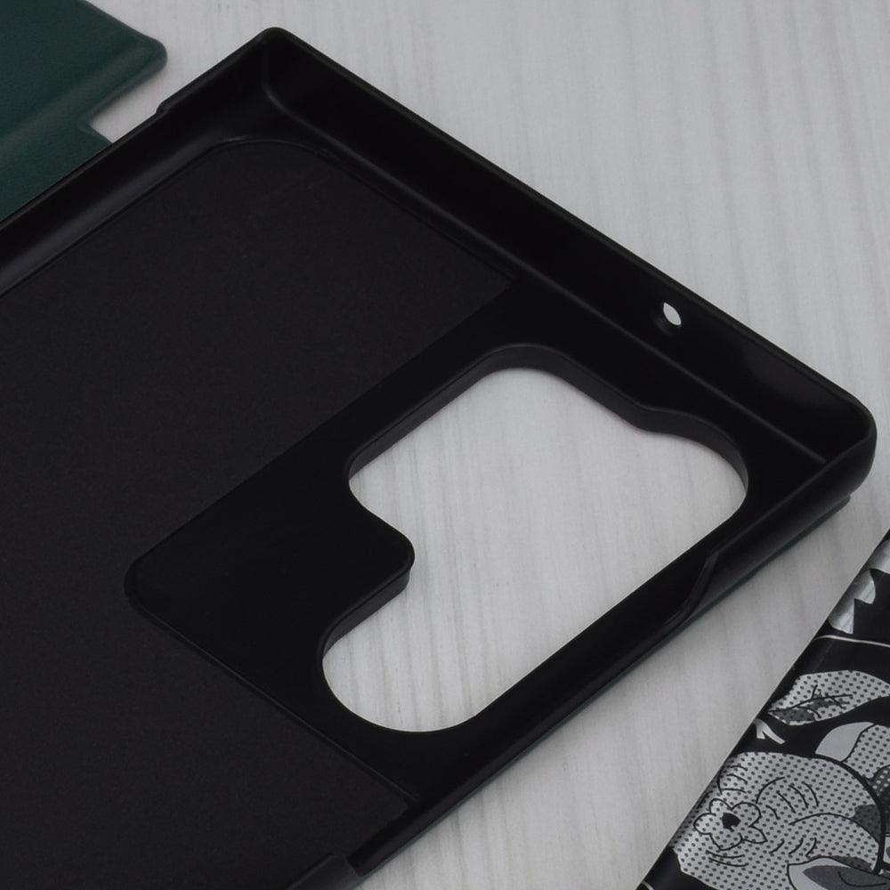 Hülle für Samsung Galaxy S23 Ultra S918, Techsuit, eFold, Grün