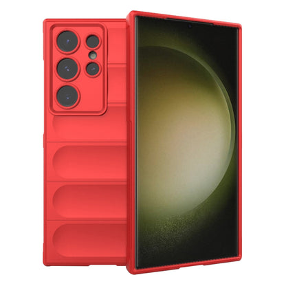Hülle für Samsung Galaxy S23 Ultra S918, Techsuit, Magic Shield, Rot