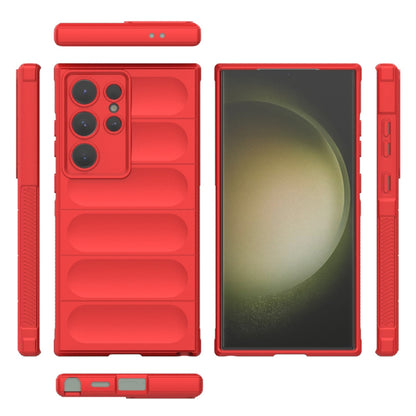 Hülle für Samsung Galaxy S23 Ultra S918, Techsuit, Magic Shield, Rot