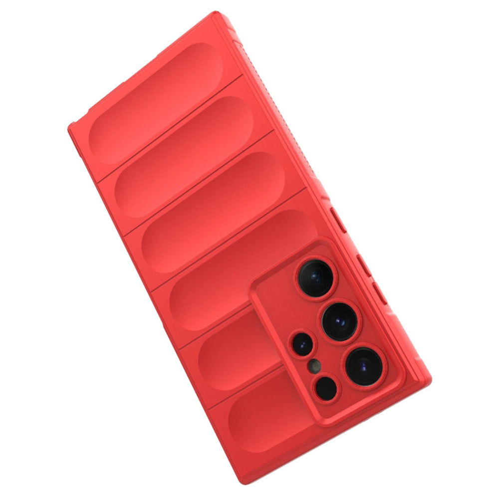 Hülle für Samsung Galaxy S23 Ultra S918, Techsuit, Magic Shield, Rot