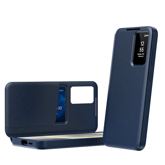 Case for Samsung Galaxy S23 Ultra S918, Techsuit, SmartView, Blue