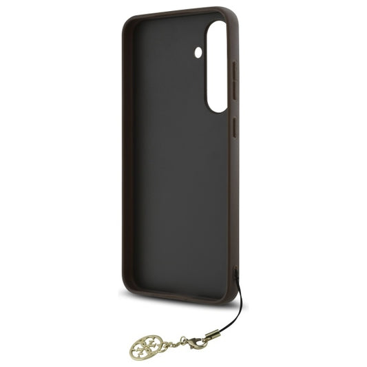 Hülle für Samsung Galaxy S24 FE S721, Guess, 4G Charm, Braun