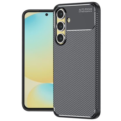 Hülle für Samsung Galaxy S24 FE S721, Techsuit, CarbonFiber, Schwarz