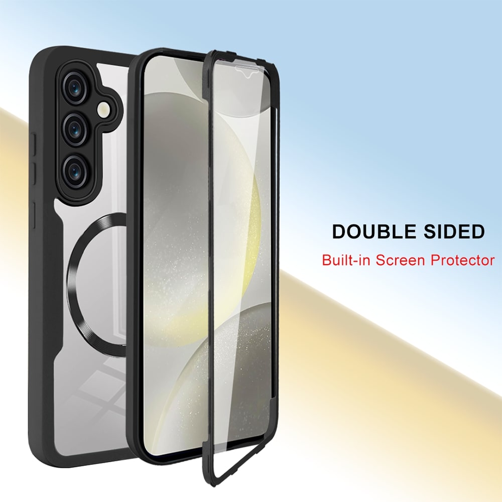 Case for Samsung Galaxy S24 FE S721, Techsuit, ColorVerse 360, Black