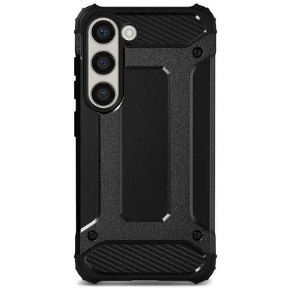 Hülle für Samsung Galaxy S24 FE S721, Techsuit, Hybrid Armor, Schwarz