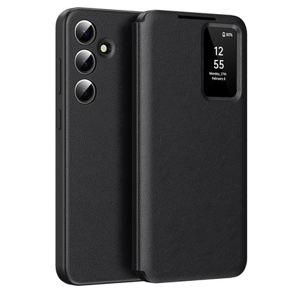 Case for Samsung Galaxy S24 FE S721, Techsuit, SmartView, Black